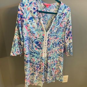 Lilly Pulitzer Size Large 3/4 Sleeve Dress